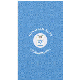Israel Angel Hanukkah Flag Personalisiert Tableca Tischdecke