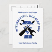 ISRAEL ARBEIT Internationaler Arbeitstag Postkarte (Vorne/Hinten)