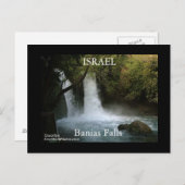 ISRAEL Banias Falls Postcard Postkarte (Vorne/Hinten)