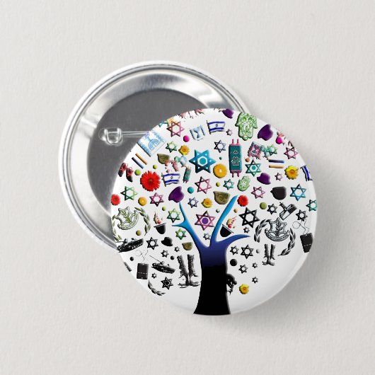 Israel Button (Vorne & Hinten)