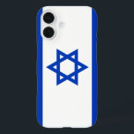 Israel iPhone 16 Hülle<br><div class="desc">Flagge Israels. Die Flagge Israels (Hebräisch: ד ל י ג א ש ר Jung Jules, Arabisch: Jarell Joldholz, Joldholz, Joldholz, Joldholz, Joldholz, Joldholz, Joldholzholz) wurde am 28. Oktober 1948 adoptiert, fünf Monate nach der Gründung des Landes. Es zeigt einen blauen Stern von David auf einem weißen Hintergrund, zwischen zwei horizontalen...</div>
