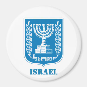 Israel Coat of Arms Kitchen Magnet
