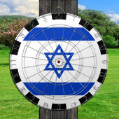Israel Dartboard & Israeli Flag / Spielbrett Dartscheibe