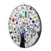 Israel Dartscheibe (Vorderseite rechts)