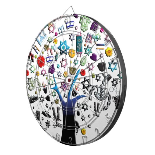 Israel Dartscheibe (Vorderseite rechts)