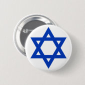 Israel - Davidsstern Button (Vorne & Hinten)