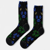 israel davidstern socken (Linkes Detail)