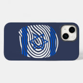 Israel DNA Case-Mate iPhone Hülle (Rückseite (Horizontal))