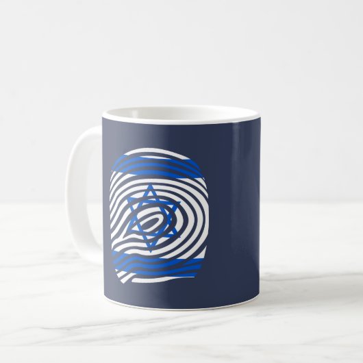 Israel DNA Kaffeetasse (Vorderseite Links)
