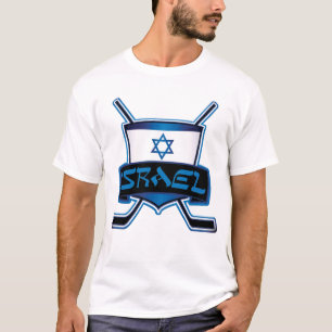 Israel Eishockey-Flag T-Shirt