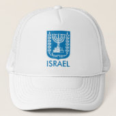 Israel-Emblem Truckerkappe (Vorderseite)
