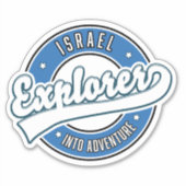 Israel-Entdecker ins Abenteuer Aufkleber (Vorderseite)