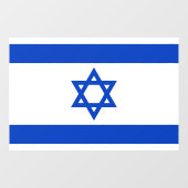 Israel Fensteraufkleber (Blatt)