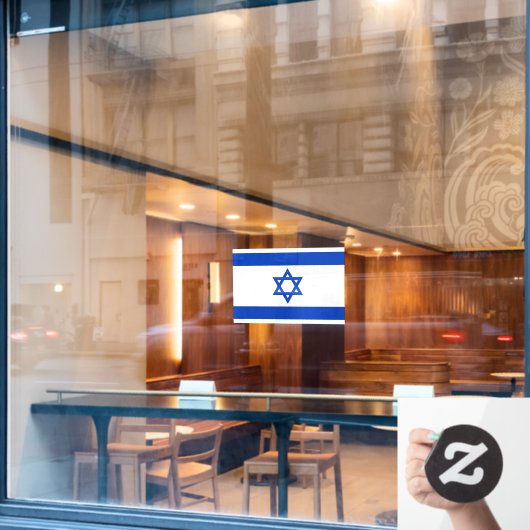 Israel Fensteraufkleber (Café-Fenster)