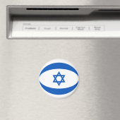 Israel Fisheye Flag Magnet (In Situ (Geschirrspüler))