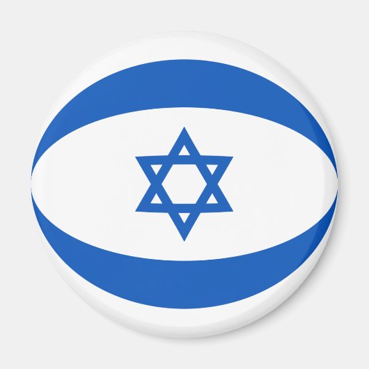 Israel Fisheye Flag Magnet (Vorne)