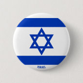 Israel Flag Charming Patriotic Button (Vorderseite)