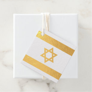 Israel Flag Favor Tag