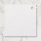 Israel Flag Favor Tag (Rückseite)