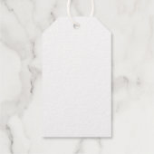 Israel Flag Favor Tag Geschenkanhänger (Rückseite)