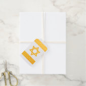 Israel Flag Favor Tag Geschenkanhänger (Mit Schnur)