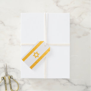 Israel Flag Favor Tag Geschenkanhänger
