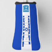 Israel Flag Gorgetic Patriotic Golf Headcover (Rotieren 90)