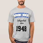 Israel Flag Independence Celebration T-Shirt (Vorderseite)