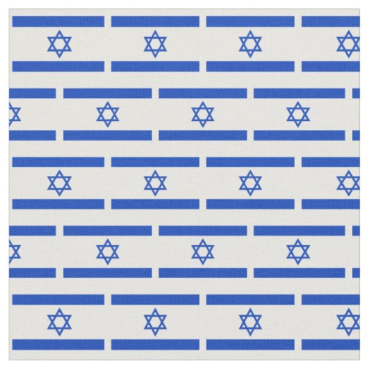 Israel Flag & jüdische Fabrik / israelische Mode Stoff (Nahaufnahme)