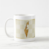 Israel Flag + Karte Tasse (Links)