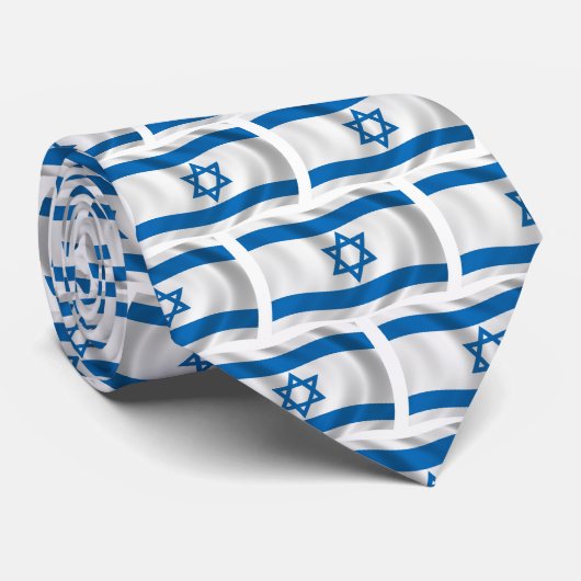 Israel Flag Krawatte (Gerollt)