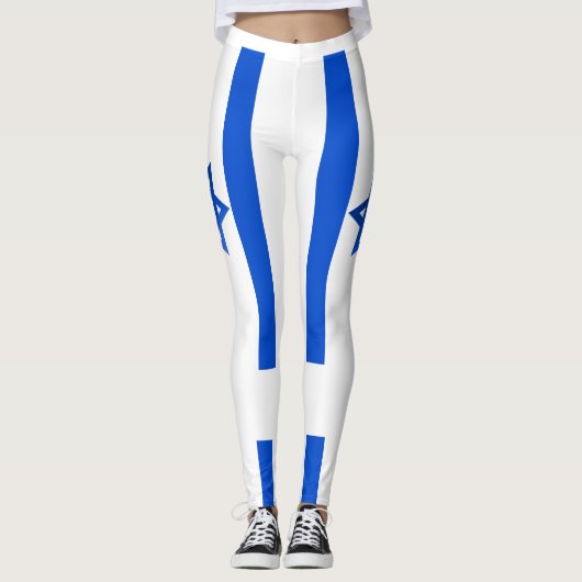 Israel Flag Leggings (Vorderseite)