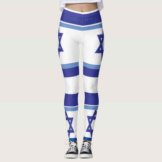 ISRAEL FLAG LEGGINGS HAVIC ACD (Vorderseite)