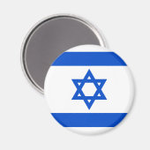 Israel Flag Magnet (Vorderseite/Rückseite)