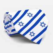 Israel Flag Mode Krawatte, Business Krawatte (Gerollt)