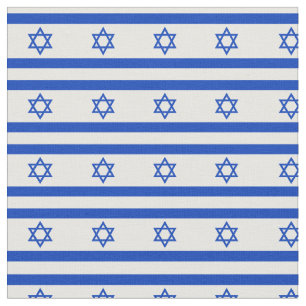 Israel Flag National Trendy Fabric /mode Stoff