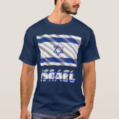 Israel Flag Patriotic Unisex T-Shirt (Vorderseite)