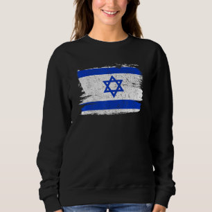 Israel Flag Pride Friendship Pride Peace Vintag R Sweatshirt