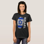 Israel Flag Team Jersey Sleeve T-Shirt (Vorne ganz)