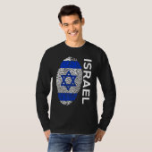 Israel Flag Team Jersey Sleeve T-Shirt (Vorne ganz)