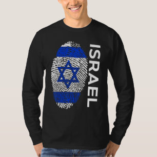 Israel Flag Team Jersey Sleeve T-Shirt