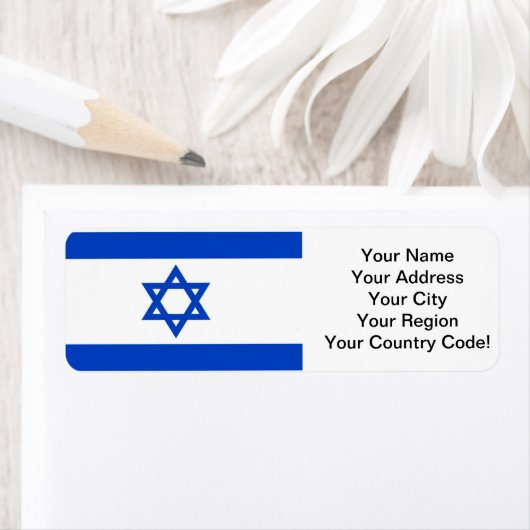 Israel-Flagge (Insitu)