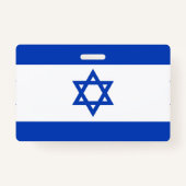 Israel-Flagge Ausweis (Rückseite)