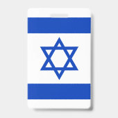 Israel-Flagge Ausweis (Rückseite)