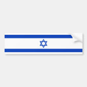 Israel-Flagge Autoaufkleber (Vorne)