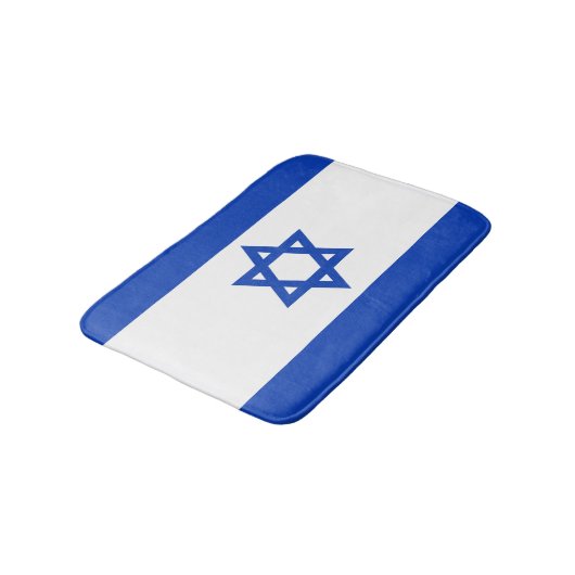 Israel-Flagge Badematte (Schrägansicht)