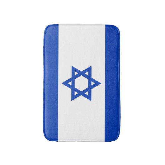 Israel-Flagge Badematte (Vorderseite Vertikal)