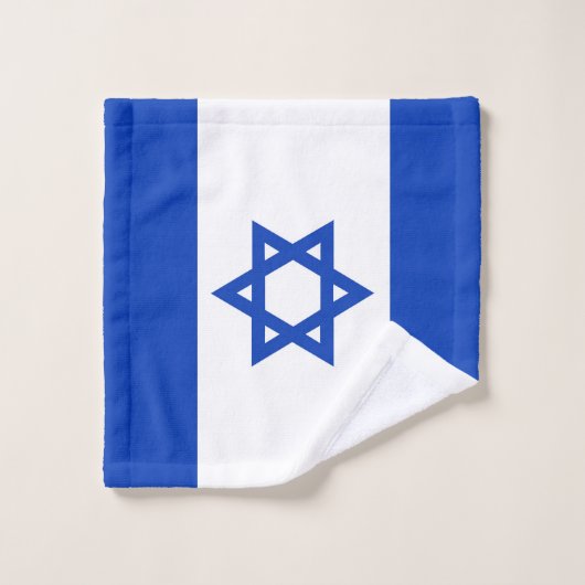 Israel-Flagge Badhandtuch Set (Waschlappen)