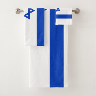 Israel-Flagge Badhandtuch Set