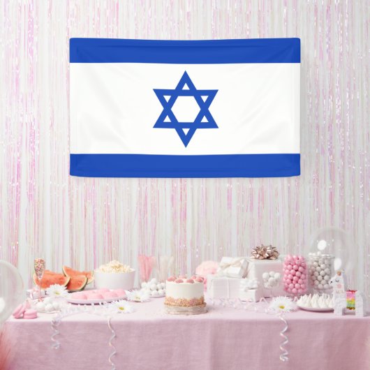 Israel-Flagge Banner (Party)